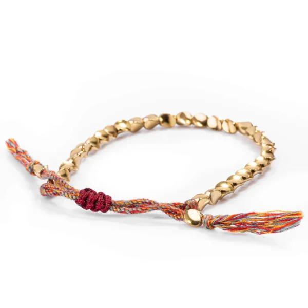 Tibetan Copper Beads Bracelet Handmade - For Healing, Strength & Protection - Image 8