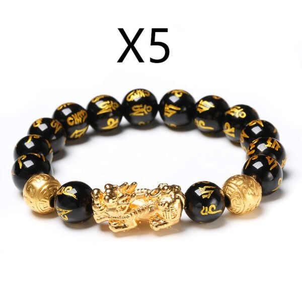 Feng Shui Bracelet - Pixiu Black Obsidian Bracelet for Wealth - Image 6