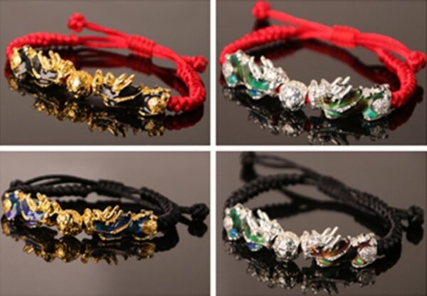 Thermochromic bracelet handmade woven men and women hand rope 3D plating Vietnam Sha Jin - Image 6