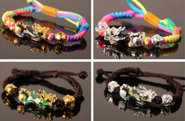 Thermochromic bracelet handmade woven men and women hand rope 3D plating Vietnam Sha Jin - Image 5