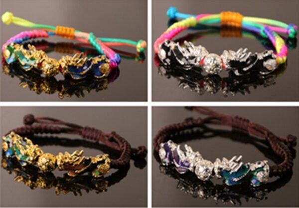 Thermochromic bracelet handmade woven men and women hand rope 3D plating Vietnam Sha Jin - Image 8
