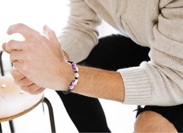 Thermochromic bracelet handmade woven men and women hand rope 3D plating Vietnam Sha Jin - Image 7
