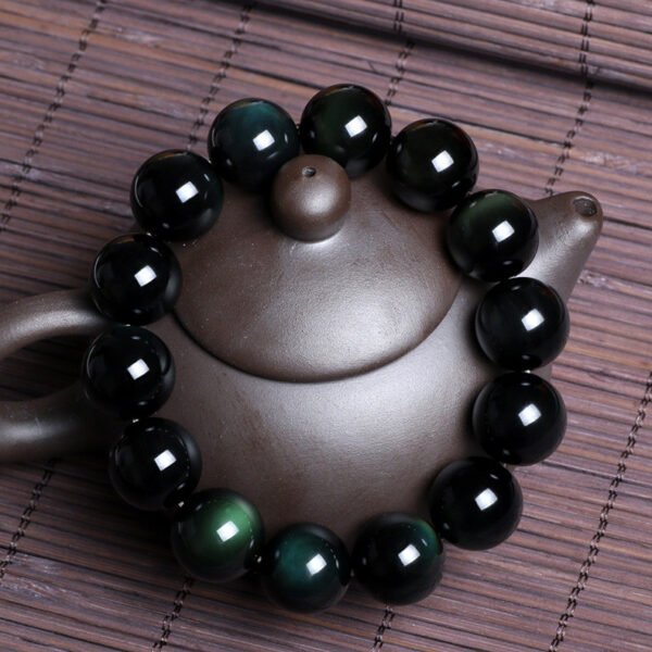 Natural obsidian bracelet - Image 3