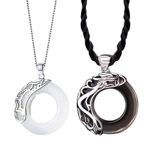 Men's And Women's Simple Retro Pendant Necklace - Image 5