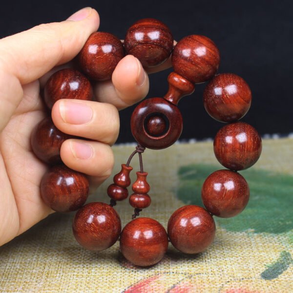 Buddha Stones Tibetan Rosewood Warmth Bracelet (Random Type) - Image 3