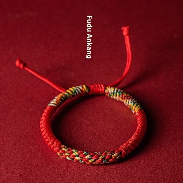 Dorje Knot Pull-out This Animal Year Red Rope Bracelet - Image 6