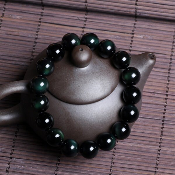 Natural obsidian bracelet - Image 2