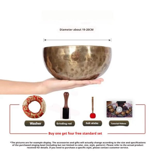 Nepal Handmade Full Moon Himalaya Bowl Ornaments - Image 10
