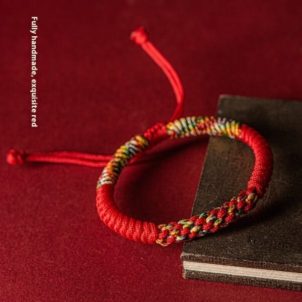 Dorje Knot Pull-out This Animal Year Red Rope Bracelet - Image 5