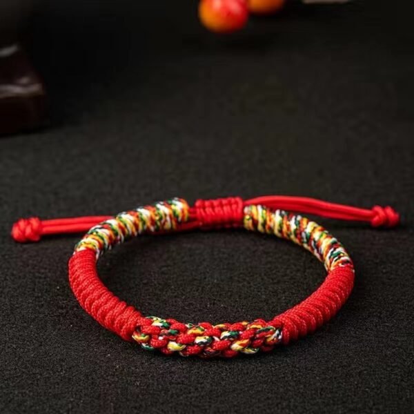 Dorje Knot Pull-out This Animal Year Red Rope Bracelet - Image 8