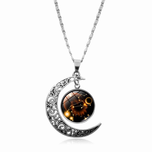 Starry Sky Twelve Constellations Time Gemstone Necklace Women - Image 7