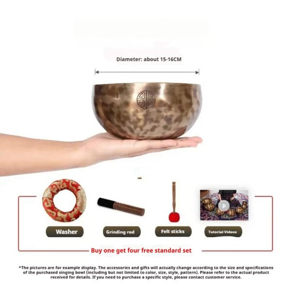Nepal Handmade Full Moon Himalaya Bowl Ornaments - Image 8